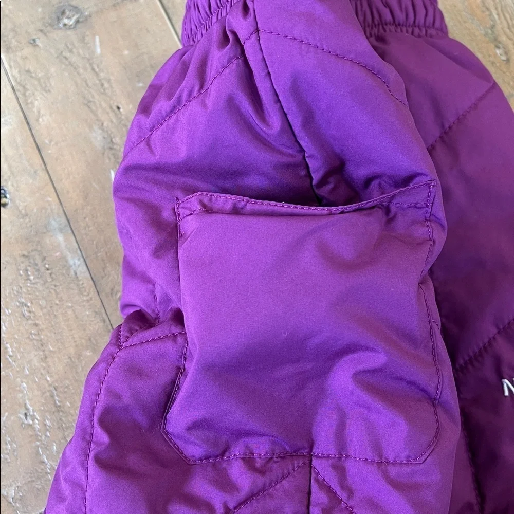 The North Face Perrito reversible snow pants 6-12 months owls berry nwot